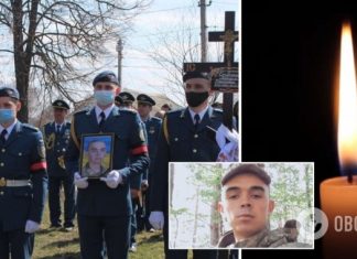 На Сумщине попрощались с 23-летним защитником Украины, погибшим на Донбассе. Фото