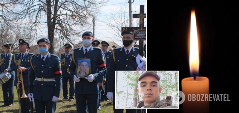 На Сумщине попрощались с 23-летним защитником Украины, погибшим на Донбассе. Фото