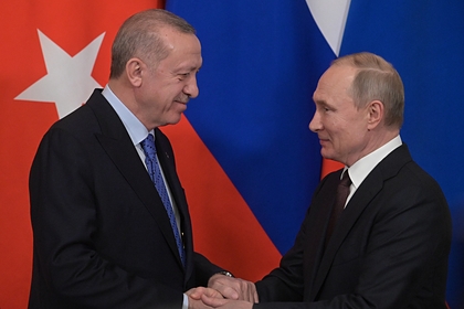 Путин и Эрдоган обменялись соболезнованиями в связи с крушением Бе-200