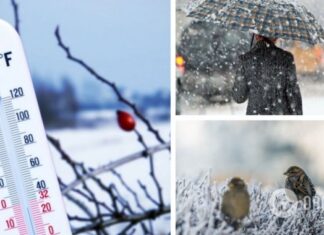 В Украине ударят 15-градусные морозы: где в среду будет холоднее всего. Карта