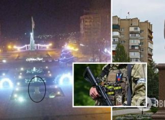 Оккупанты в Мелитополе демонтировали памятник Тарасу Шевченко: снимали с постамента под покровом ночи. Фото