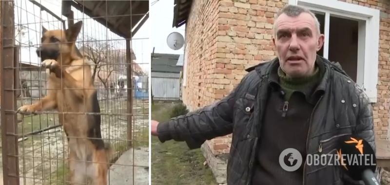 Собака спасла своего хозяина перед ракетным ударом на Львовщине: если бы я остался в доме, меня бы уже не увидели. Видео