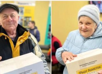 В хабе »ЯМариуполь» в Днепре продолжается выдача продовольственной помощи от Фонда Рината Ахметова