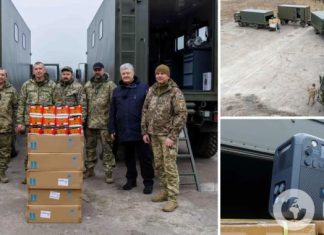 Порошенко передал артиллеристам и десантникам очередную партию техники и выполнил срочный заказ воинов