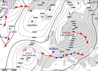 Морозы отступают: циклон Tizian несет Украине потепление и штормовой ветер